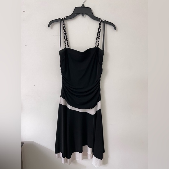 Vintage Y2K Algo petite Black and White Dress 2 - Picture 2 of 4